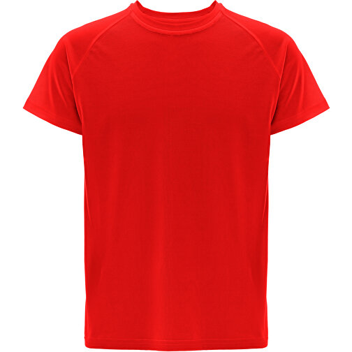 THC MOVE. Kurzärmeliges Technisches T-Shirt Aus Polyester , rot, Polyester, XL, 76,00cm x 1,00cm x 59,00cm (Länge x Höhe x Breite), Bild 1