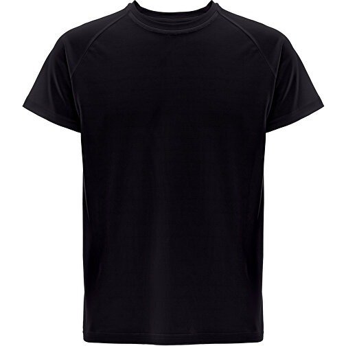 THC MOVE. Kurzärmeliges Technisches T-Shirt Aus Polyester , schwarz, Polyester, XL, 76,00cm x 1,00cm x 59,00cm (Länge x Höhe x Breite), Bild 1