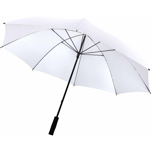 30' Impact AWARE™ RPET 190T Stormproof-Schirm, Weiß , weiß, PET - recycelt, 97,00cm (Höhe), Bild 1