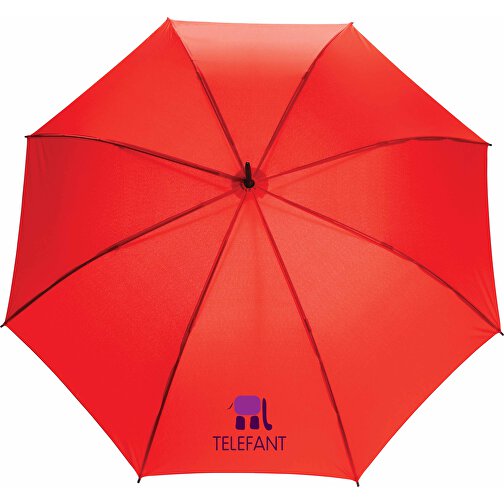 23' Impact AWARE™ RPET 190T Automatic-Open Schirm, Rot , rot, PET - recycelt, 84,00cm (Höhe), Bild 5
