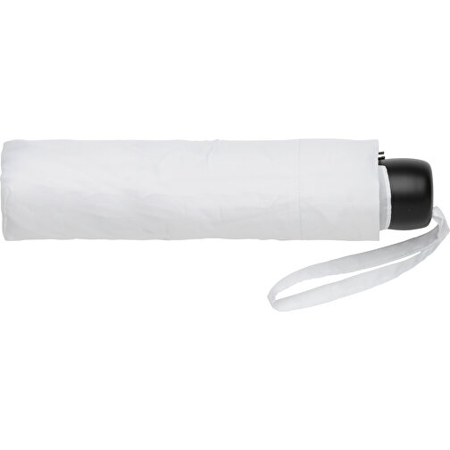20.5' Impact AWARE™ RPET 190T Mini-Schirm, Weiß , weiß, PET - recycelt, 56,00cm (Höhe), Bild 2