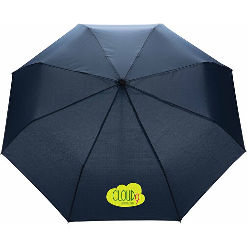 Mini parapluie 20.5' rPET 190T poignée bambou Impact AWARE™, Image 5