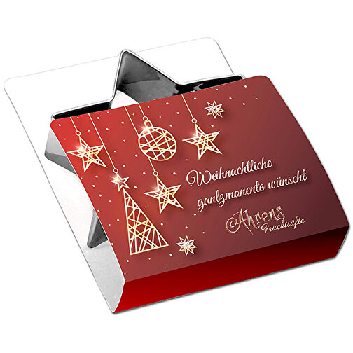 Backförmchen Single-Pack - Weihnachten - Komet 4/4-c , individuell, Papier, Edelstahl, 7,50cm x 1,50cm x 6,00cm (Länge x Höhe x Breite), Bild 3