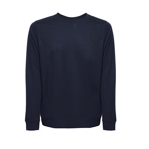 THC COLOMBO. Sweatshirt (unisex) Aus Italienischem Frottee Ohne Knopfleiste , dunkelblau, Baumwolle und Polyester, XL, 61,00cm x 1,00cm x 73,00cm (Länge x Höhe x Breite), Bild 1