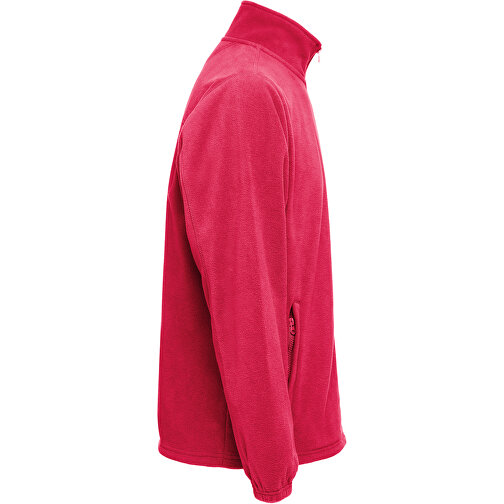 THC GAMA. Herren Polarjacke HD Aus Polyester , rot, Polyester, L, 74,00cm x 1,00cm x 63,00cm (Länge x Höhe x Breite), Bild 3