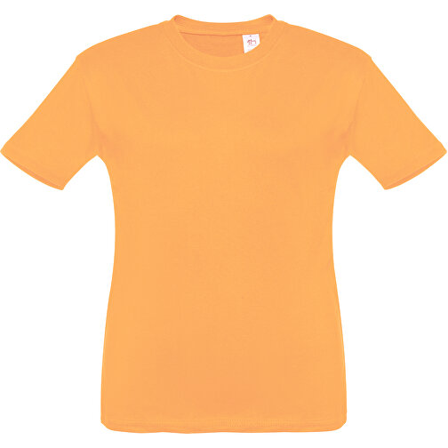 THC QUITO. Unisex Kinder T-shirt , korallenorange, 100% Baumwolle, 8, 51,00cm x 1,00cm x 40,00cm (Länge x Höhe x Breite), Bild 1