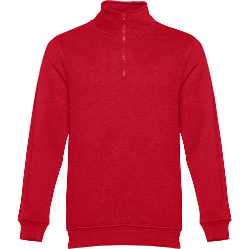 THC BUDAPEST. Unisex Sweatshirt , rot, Baumwolle und Polyester, XXL, 79,00cm x 1,00cm x 63,00cm (Länge x Höhe x Breite), Bild 1
