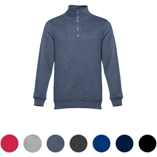 THC BUDAPEST. Unisex Sweatshirt , rot, Baumwolle und Polyester, XXL, 79,00cm x 1,00cm x 63,00cm (Länge x Höhe x Breite), Bild 4