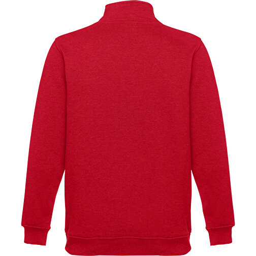 THC BUDAPEST. Unisex Sweatshirt , rot, Baumwolle und Polyester, S, 71,00cm x 1,00cm x 51,00cm (Länge x Höhe x Breite), Bild 2