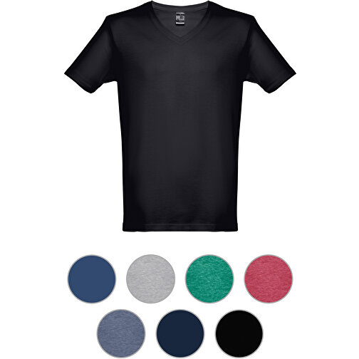 THC ATHENS. Herren T-shirt , blau, 100% Baumwolle, XXL, 77,00cm x 1,00cm x 58,00cm (Länge x Höhe x Breite), Bild 4