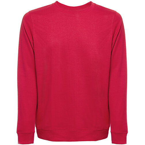 THC COLOMBO. Sweatshirt (unisex) Aus Italienischem Frottee Ohne Knopfleiste , rot, Baumwolle und Polyester, L, 58,00cm x 1,00cm x 71,00cm (Länge x Höhe x Breite), Bild 1
