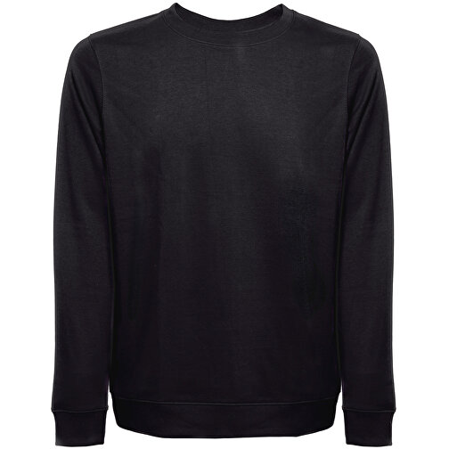 THC COLOMBO. Sweatshirt (unisex) Aus Italienischem Frottee Ohne Knopfleiste , schwarz, Baumwolle und Polyester, S, 52,00cm x 1,00cm x 67,00cm (Länge x Höhe x Breite), Bild 1