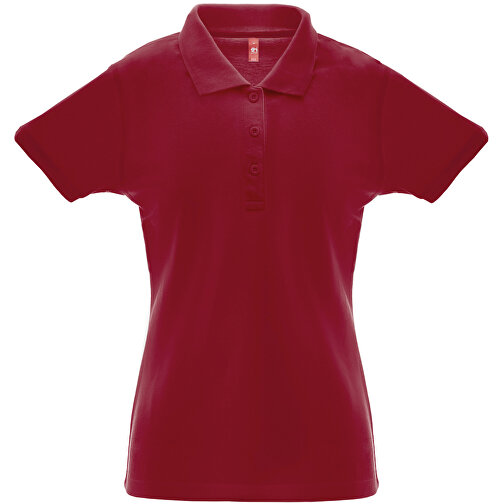 THC BERLIN WOMEN. Damen Poloshirt , burgunder, Baumwolle und Polyester, XL, 52,00cm x 1,00cm x 68,00cm (Länge x Höhe x Breite), Bild 1