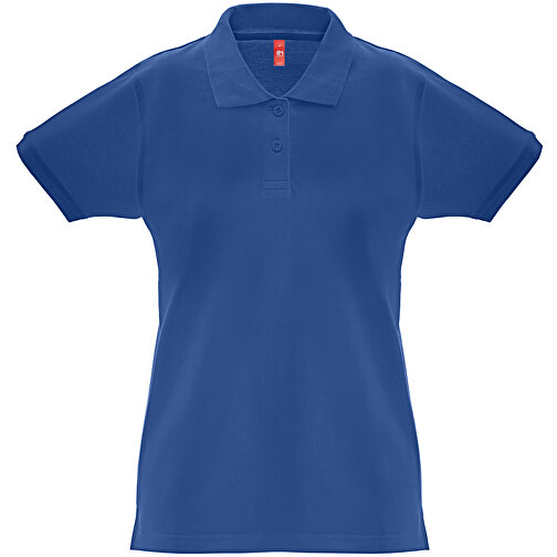 THC MONACO WOMEN. Damen Poloshirt , königsblau, Baumwolle, L, 66,00cm x 1,00cm x 49,00cm (Länge x Höhe x Breite), Bild 1