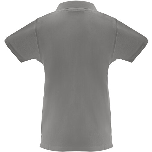 THC MONACO WOMEN. Damen Poloshirt , grau, Baumwolle, XL, 68,00cm x 1,00cm x 52,00cm (Länge x Höhe x Breite), Bild 2