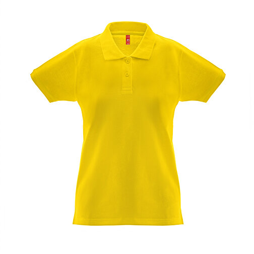 THC MONACO WOMEN. Damen Poloshirt , gelb, Baumwolle, S, 62,00cm x 1,00cm x 43,00cm (Länge x Höhe x Breite), Bild 1