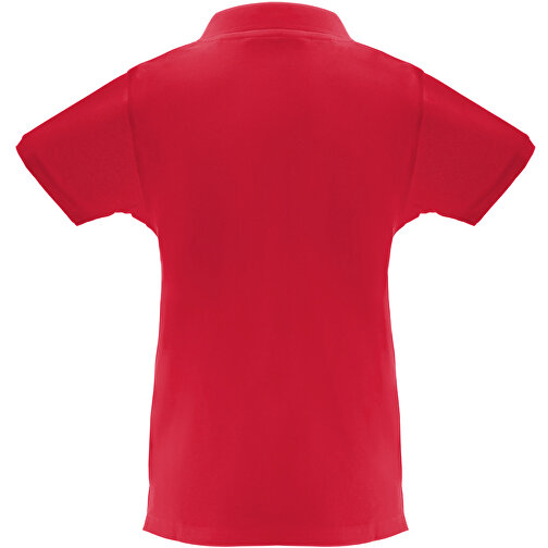 THC MONACO WOMEN. Damen Poloshirt , rot, Baumwolle, M, 64,00cm x 1,00cm x 46,00cm (Länge x Höhe x Breite), Bild 2