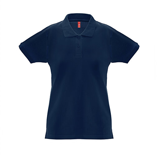 THC MONACO WOMEN. Damen Poloshirt , blau, Baumwolle, S, 62,00cm x 1,00cm x 43,00cm (Länge x Höhe x Breite), Bild 1