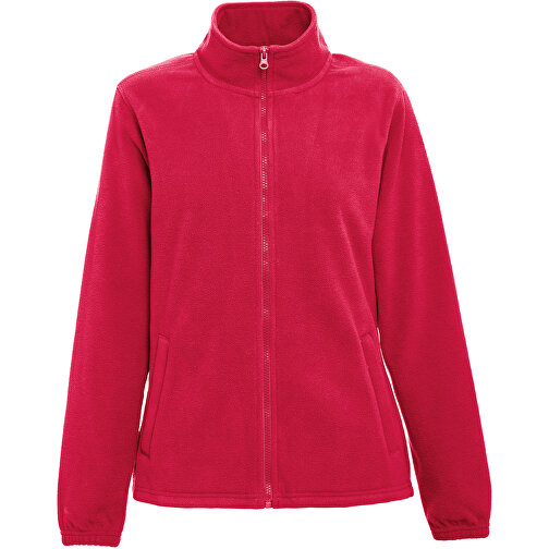 THC GAMA WOMEN. Damen Polarjacke HD Aus Polyester , rot, Polyester, S, 62,00cm x 1,00cm x 48,00cm (Länge x Höhe x Breite), Bild 1