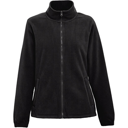 THC GAMA WOMEN. Damen Polarjacke HD Aus Polyester , schwarz, Polyester, S, 62,00cm x 1,00cm x 48,00cm (Länge x Höhe x Breite), Bild 1