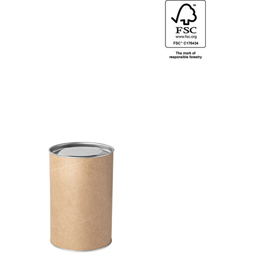 BOXIE CAN S. Rohrförmige Schachtel , natur, Karton und Metall, 75,00cm (Höhe), Bild 2