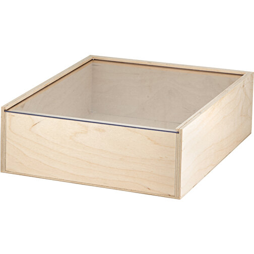 BOXIE CLEAR L. Holzschachtel L , naturhell, Holz, Acryl, , Bild 2
