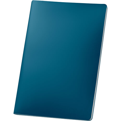 QUEIROS. A5 Notizblock Mit Wasserfester Hülle , blau, Steinpapier, 1,00cm (Höhe), Bild 1