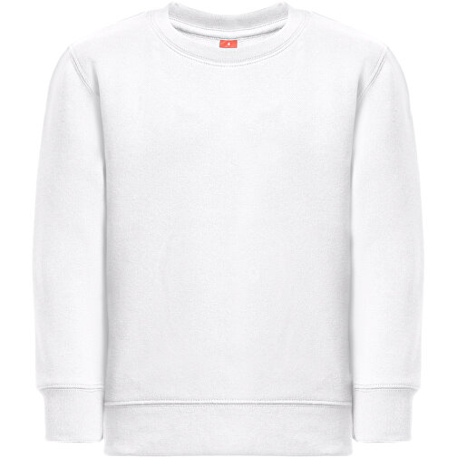 THC DELTA KIDS WH. Sweatshirt Für Kinder , weiß, Baumwolle. Recycelter Polyester, 6, 50,00cm x 1,00cm x 38,00cm (Länge x Höhe x Breite), Bild 1