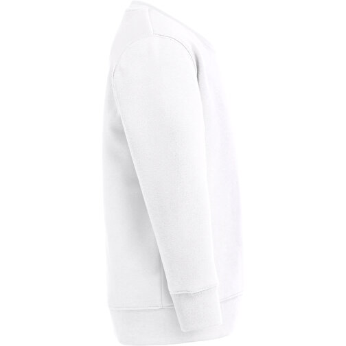 THC DELTA KIDS WH. Sweatshirt Für Kinder , weiß, Baumwolle. Recycelter Polyester, 4, 47,00cm x 1,00cm x 36,00cm (Länge x Höhe x Breite), Bild 3