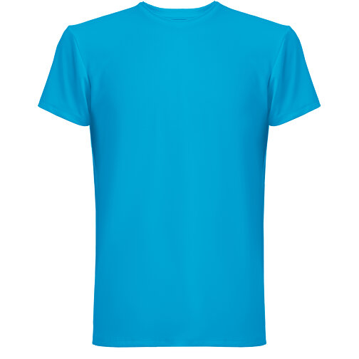 THC TUBE. T-Shirt Aus 100% Baumwolle , wasserblau, Polyester. Elastan, XL, 77,50cm x 1,00cm x 60,50cm (Länge x Höhe x Breite), Bild 1