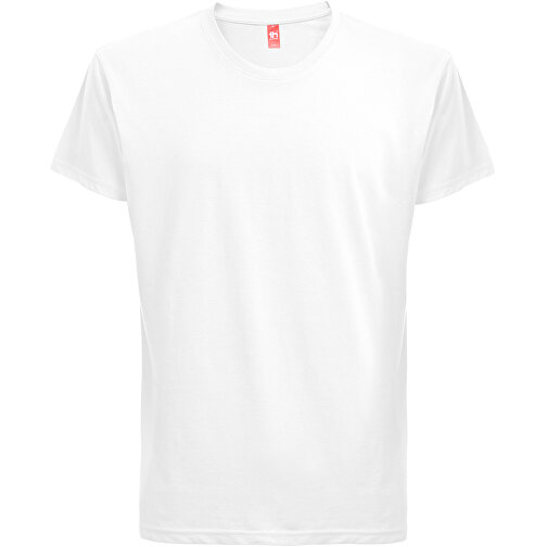 THC FAIR WH. T-Shirt Aus 100% Baumwolle. Weisse Farbe , weiss, Baumwolle, XS, 67,00cm x 1,00cm x 47,00cm (Länge x Höhe x Breite), Bild 4