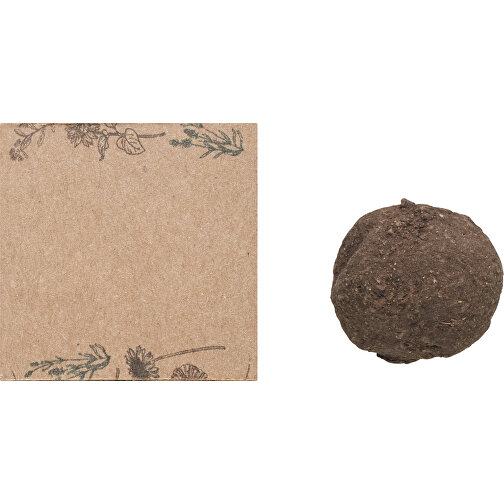 Bombi , beige, Papier, 4,00cm x 4,00cm x 4,00cm (Länge x Höhe x Breite), Bild 3