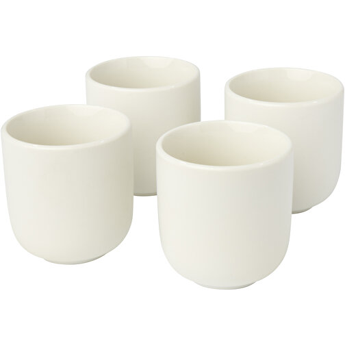 Male Espressotassen 4-teilig 90 Ml , weiß, Keramik, 6,20cm (Höhe), Bild 6