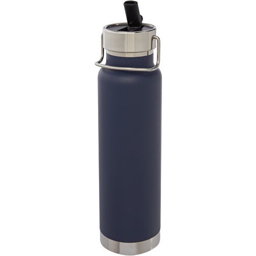 Thor 750 Ml Kupfer-Vakuum Sportflasche Mit Trinkhalm , dunkelblau, Edelstahl, PP Kunststoff, 7,70cm x 28,20cm x 7,70cm (Länge x Höhe x Breite), Bild 9