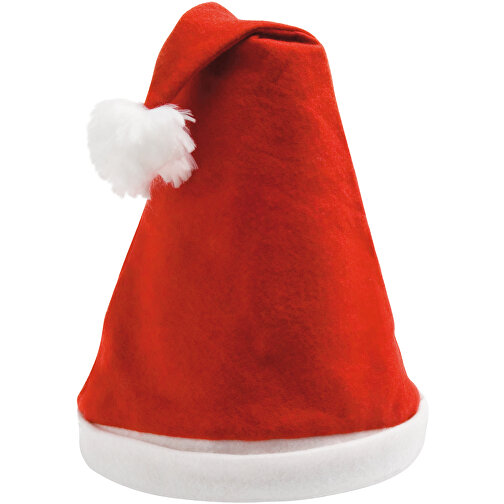 ISAAC. Weihnachtsmütze , rot, Polyester, 23,00cm (Höhe), Bild 1