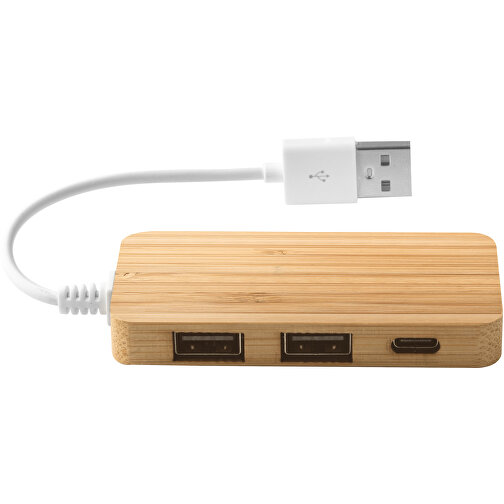 MOSER. USB HUB tillverkad av bambu, Bild 3
