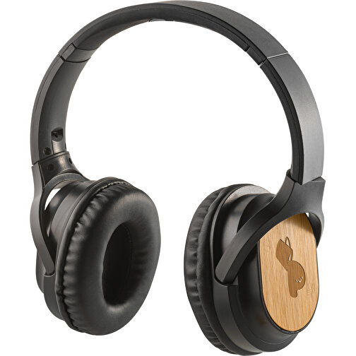 GOULD. Kabellose Kopfhörer Aus Bambus Und ABS Mit BT 5´0-Übertragung , schwarz, Bambus. ABS, 1,00cm (Höhe), Bild 5