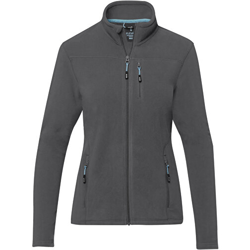 Amber GRS Recycelte Fleecejacke Für Damen , storm grey, Microfleece 100% GRS zertifiziertes recyceltes Polyester, 174 g/m2, L, , Bild 3