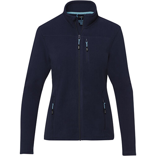 Amber GRS Recycelte Fleecejacke Für Damen , navy, Microfleece 100% GRS zertifiziertes recyceltes Polyester, 174 g/m2, S, , Bild 3