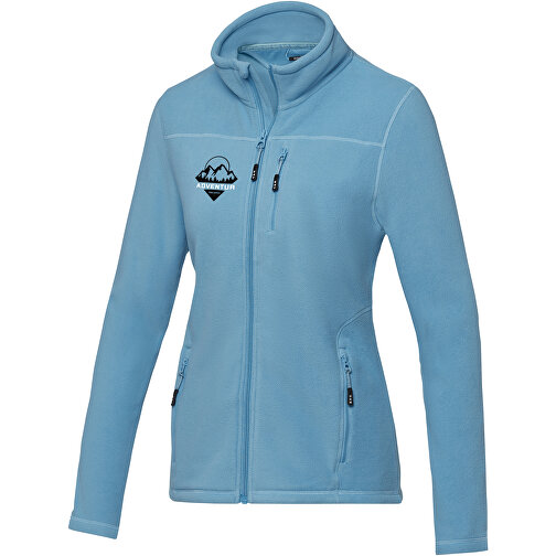 Amber GRS Recycelte Fleecejacke Für Damen , nxt blau, Microfleece 100% GRS zertifiziertes recyceltes Polyester, 174 g/m2, S, , Bild 2