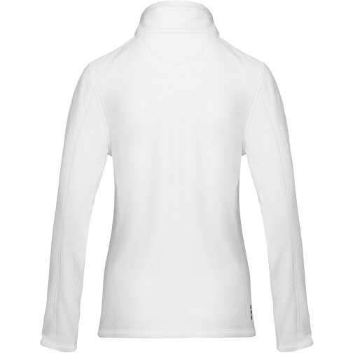 Amber GRS Recycelte Fleecejacke Für Damen , weiss, Microfleece 100% GRS zertifiziertes recyceltes Polyester, 174 g/m2, XL, , Bild 4