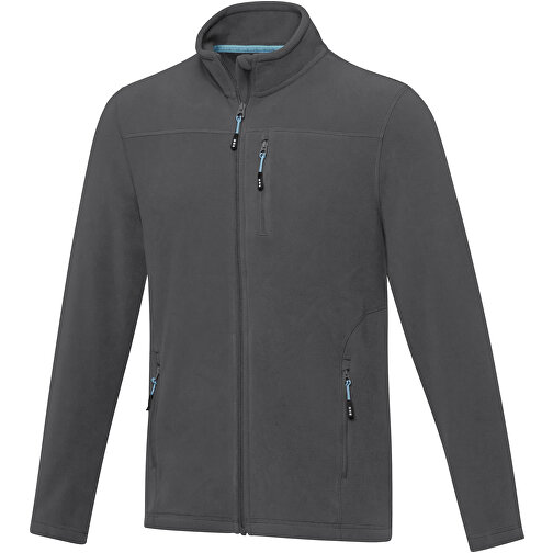 Amber GRS Recycelte Fleecejacke Für Herren , storm grey, Microfleece 100% GRS zertifiziertes recyceltes Polyester, 174 g/m2, S, , Bild 1