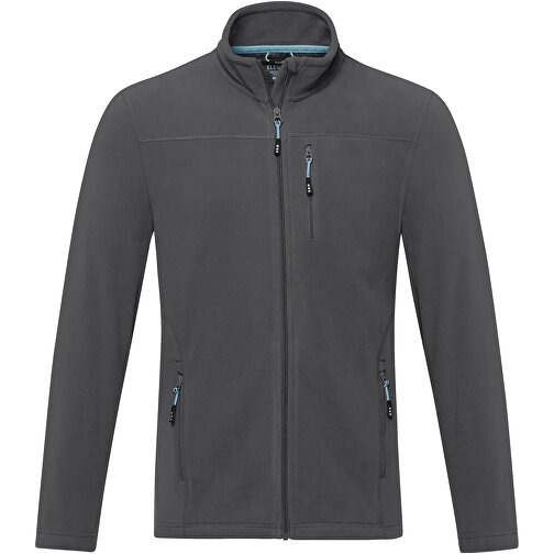 Amber GRS Recycelte Fleecejacke Für Herren , storm grey, Microfleece 100% GRS zertifiziertes recyceltes Polyester, 174 g/m2, XS, , Bild 3