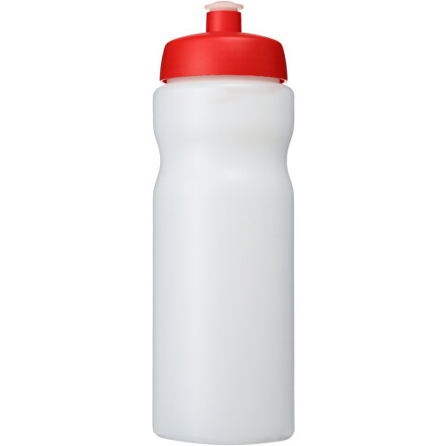 Baseline® Plus 650 Ml Sportflasche , rot / transparent weiß, HDPE Kunststoff, PP Kunststoff, 22,30cm (Höhe), Bild 3