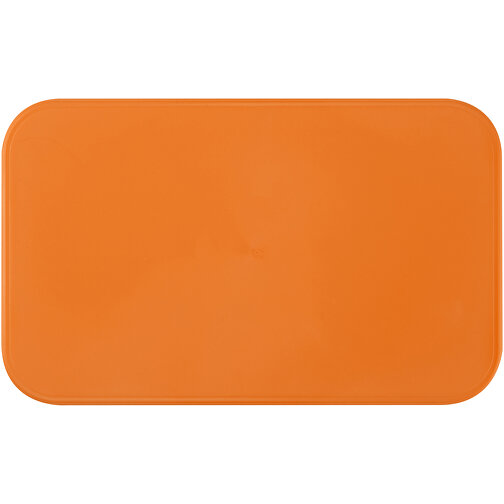 MIYO Doppel-Lunchbox , orange / weiss / weiss, PP Kunststoff, 18,00cm x 11,30cm x 11,00cm (Länge x Höhe x Breite), Bild 5