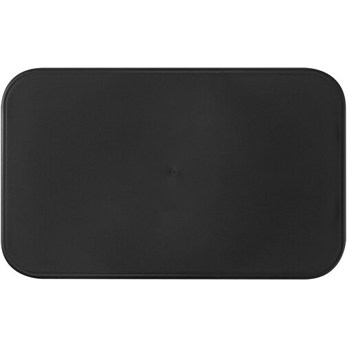 MIYO Doppel-Lunchbox , schwarz / weiss / schwarz, PP Kunststoff, 18,00cm x 11,30cm x 11,00cm (Länge x Höhe x Breite), Bild 5