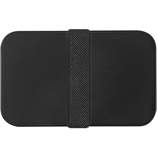 MIYO Doppel-Lunchbox , schwarz / weiß / schwarz, PP Kunststoff, 18,00cm x 11,30cm x 11,00cm (Länge x Höhe x Breite), Bild 6