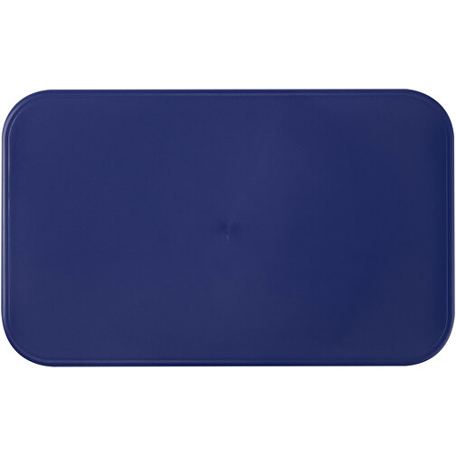 MIYO Doppel-Lunchbox , blau / weiss / blau, PP Kunststoff, 18,00cm x 11,30cm x 11,00cm (Länge x Höhe x Breite), Bild 5