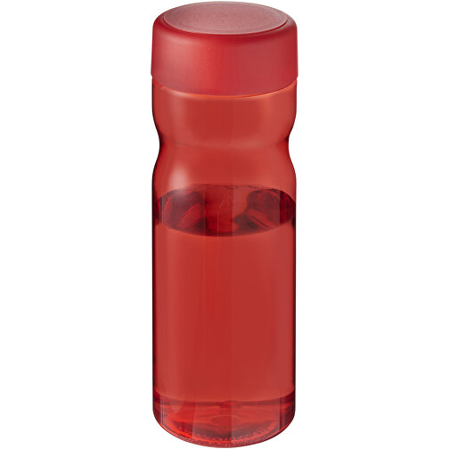 H2O Active® Eco Base 650 Ml Sportflasche Mit Drehdeckel , rot, PCR Kunststoff, PP Kunststoff, 20,60cm (Höhe), Bild 1