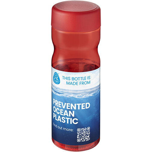 H2O Active® Eco Base 650 Ml Sportflasche Mit Drehdeckel , rot, PCR Kunststoff, PP Kunststoff, 20,60cm (Höhe), Bild 2